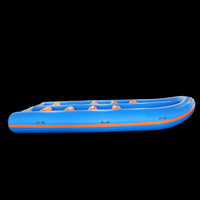 青いインフレータブルボートGT118