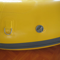 黄色いインフレータブルボートGT122