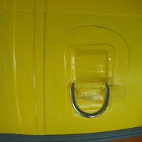 黄色いインフレータブルボートGT122