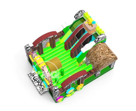 little Bee Inflatable Bounce House ComboYG-040