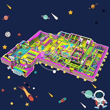 [YGIP~h;13]Space Jumping Fun Theme Inflatable Park