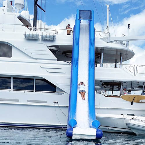 Cheap Inflatable Floating Yacht Slide[YFP-26]